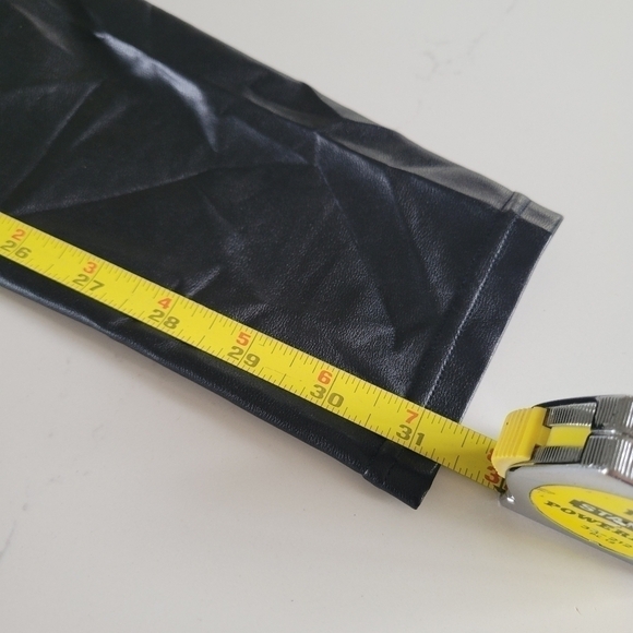 Wilfred Free Daria Pant High-Rise Vegan Leather Faux Black Shiny Leggings Small - Picture 10 of 11